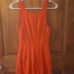 Express coral rompers size small